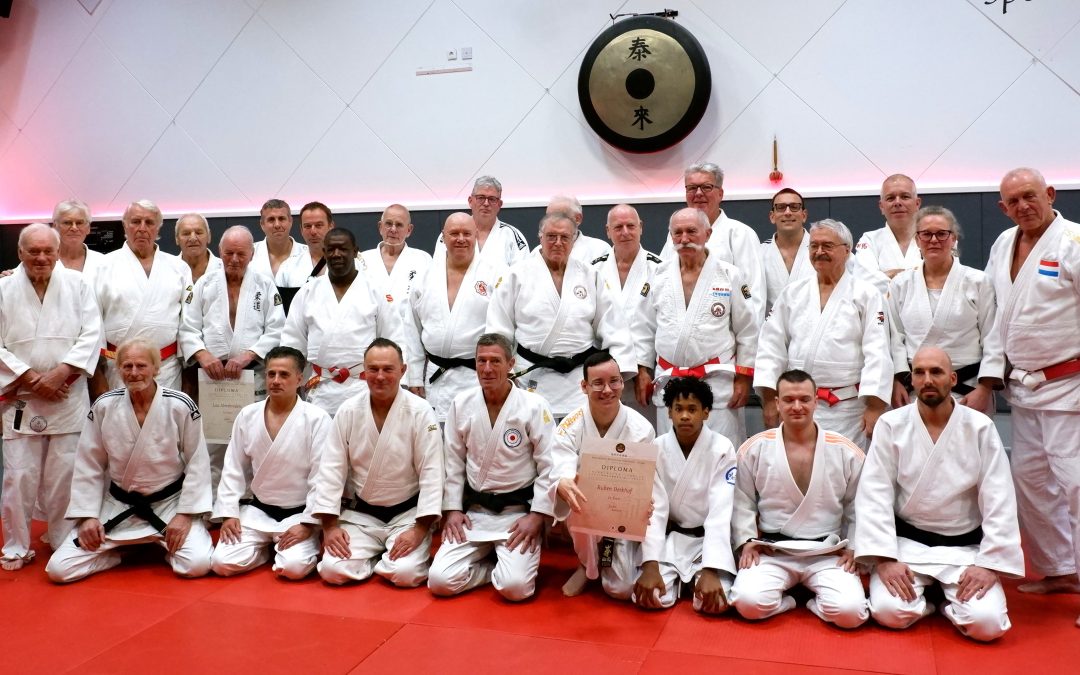 Danexamens en erepromoties voor judoka van IMAF Kodokan Judo Nederland
