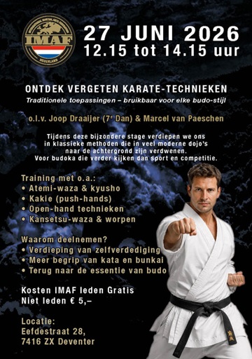 poster-Imaf-27-juni-2026 karatestage 27 juni26